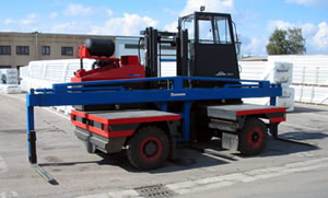Rozšířené vidlice na boční VZV WF-H - hydraulicky přestavitelné