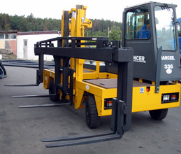 Rozšířené vidlice na boční VZV WF-M - mechanicky přestavitelné